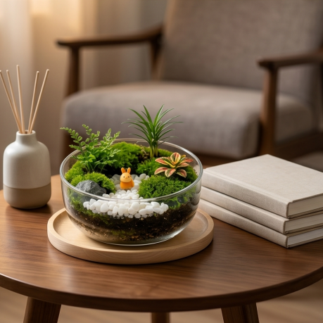 Forest Friend Glass Terrarium