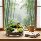 Cottage Garden Glass Terrarium