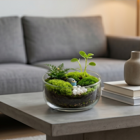Minimalist Forest Grove Terrarium