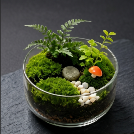 Forest Floor Mushroom Terrarium