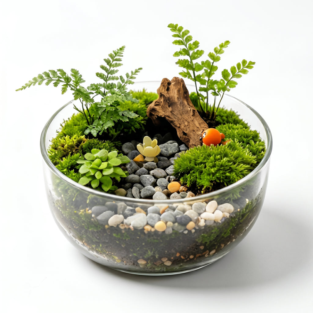 Forest Woodland Glass Terrarium