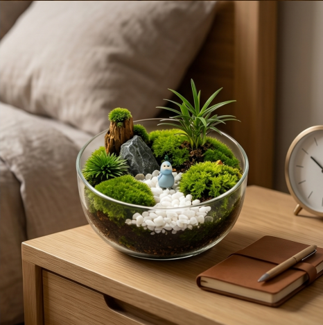Enchanted Woodland Glass Terrarium