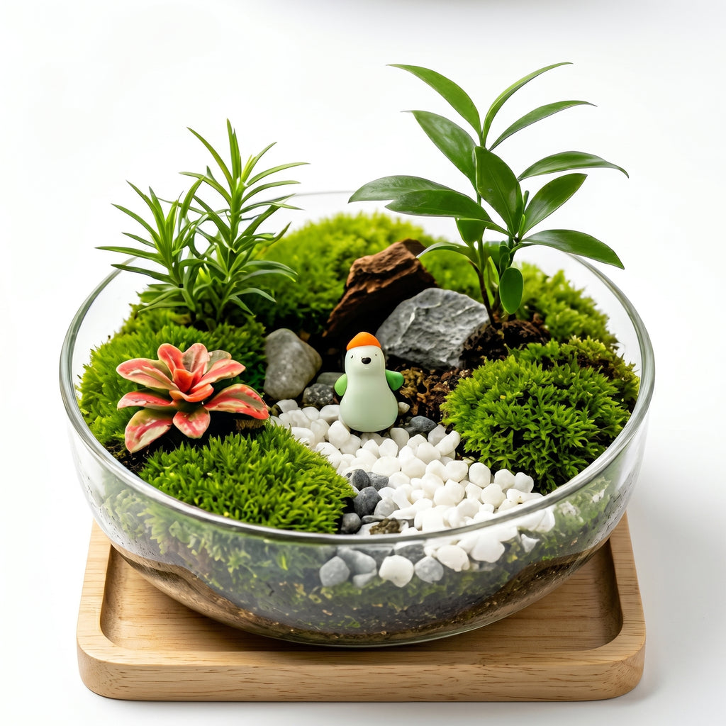 Zen Garden Glass Terrarium
