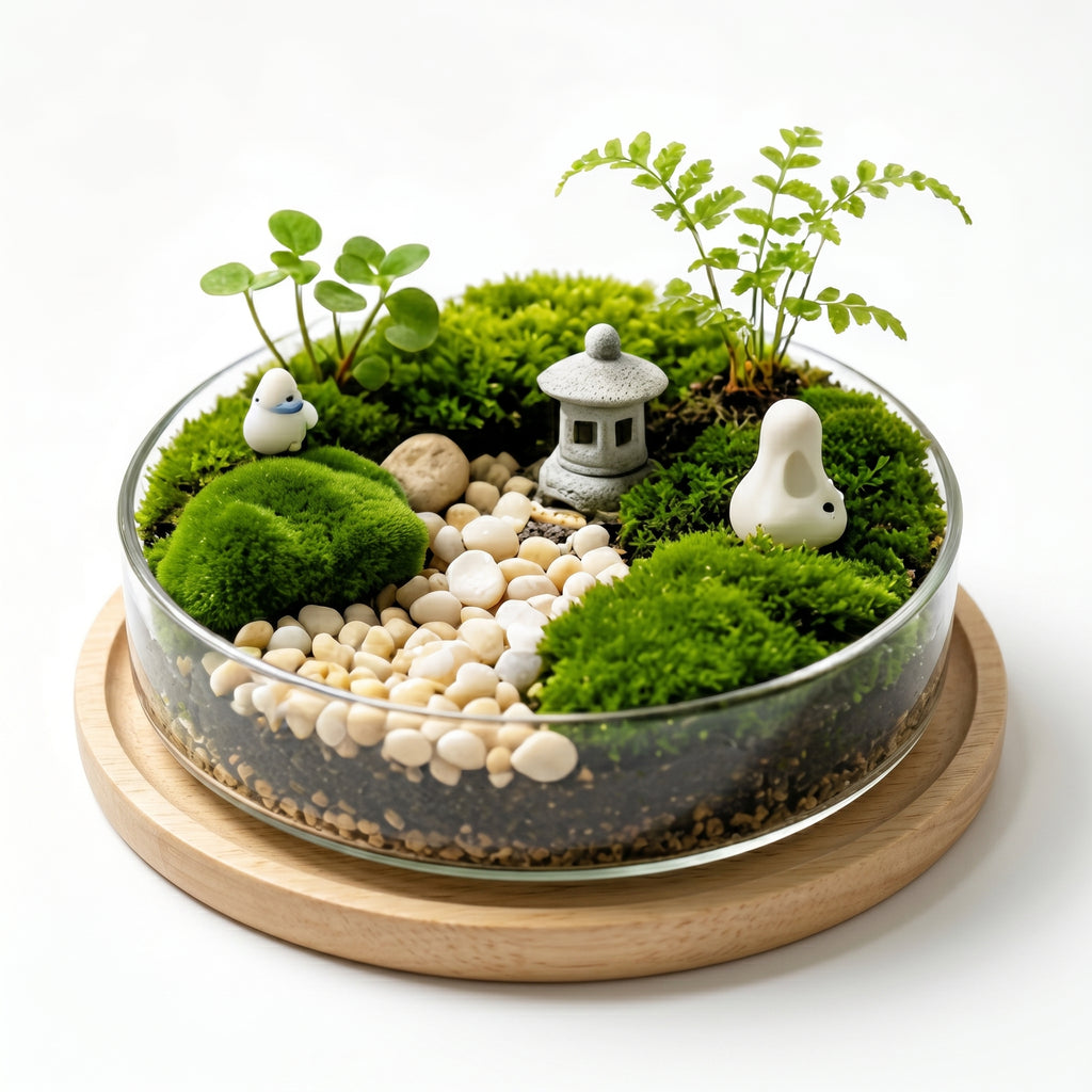 Zen Sanctuary Glass Terrarium