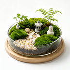 Zen Sanctuary Glass Terrarium