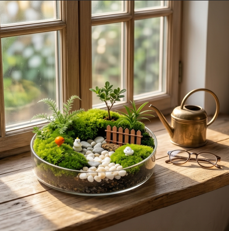 Garden Fence Miniature Terrarium